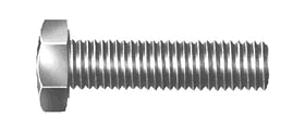 Parafuso Sextavado 8.8 Passo 1,25 mm – Rosca Inteira